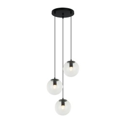 Italux PND-58867-3S-BK függőcsillár Sarpo E27