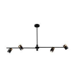 Italux PND-58892-4-BK-BRO függőcsillár Elice GU10