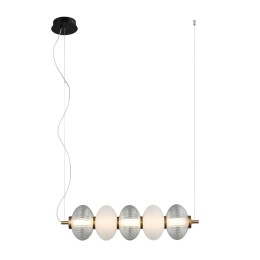 Italux PND-84938-4-BK LED függőcsillár Testa | 19W LED | 1200lm | 3000K