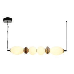 Italux PND-94921-4A-BK LED függőcsillár Balos | 23W integrált LED forrás | 3000K