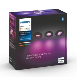 Philips Hue 8720169318977 LED süllyeszthető lámpakészlet Centura | 3x4,2W GU10 | 3x350lm | 2000-65