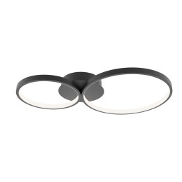Italux SPL-20452-2-BK LED mennyezeti csillár Maver | 30W LED | 2000lm | 3000-6000K