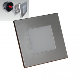 Emithor 48302 STEP LIGHT LED fali lámpa 1W, 60lm, 4000K, ezüstszínű