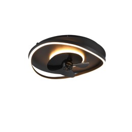 Trio Reality TR67393132 LED ventilátor világítással SORTLAND | 30W integrált LED forrás | 3500lm | 2