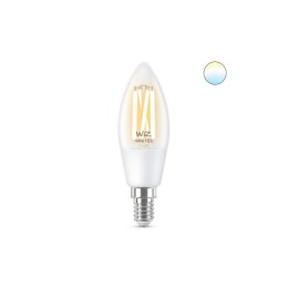 WiZ Tunable white 8718699787196 intelligens LED szénszálas izzó E14 | 1x4,9W | 470lm | 2700-650