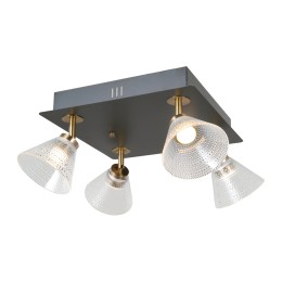 Italux WL-34393-4S-BK-HBR LED fali lámpa Orella | 16W LED | 788lm | 3000K
