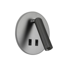 Italux WL-53742-1-GR LED fali spotlámpa Furla | 8W LED | 516lm | 3000K